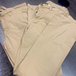 (2) pair American Eagle bootcut uniform pants GUC